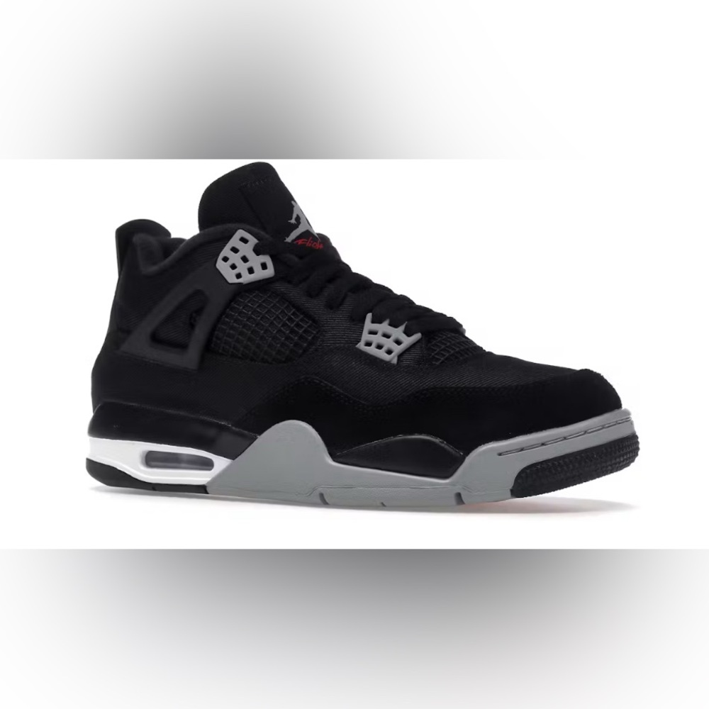Jordan 4 Retro SE Black Canvas